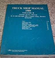 1989 Ford F-Series Truck, Bronco & Econoline E-150, E-250 & E-350 Engine Service Manual