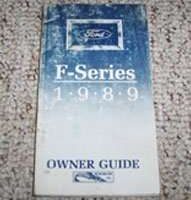 1989 Ford F-Series Truck Owner's Manual