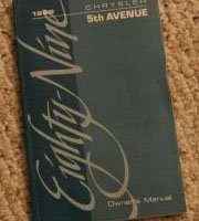 1989 Chrysler Fifth Avenue Owner's Manual