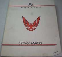1989 Pontiac Firebird & Trans Am Service Manual