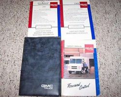 1989 GMC Forward Control Chassis Owner's Manual Set