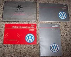 1989 Volkswagen Fox Owner's Manual Set