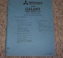 1989 Mitsubishi Galant SOHC Engine Air Conditioner Installation Manual
