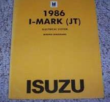 1989 Isuzu I-Mark Electrical Wiring Diagram Troubleshooting Manual