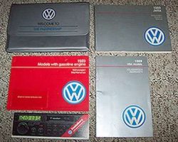 1989 Volkswagen Jetta Owner's Manual Set