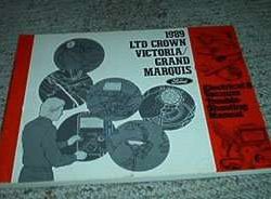 1989 Mercury Grand Marquis Electrical & Vacuum Troubleshooting Manual