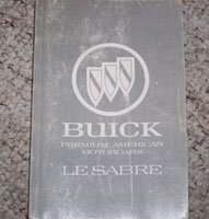 1989 Buick LeSabre Owner's Manual