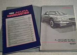1989 Acura Legend Coupe Owner's Manual
