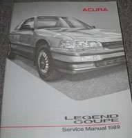 1989 Acura Legend Coupe Service Manual