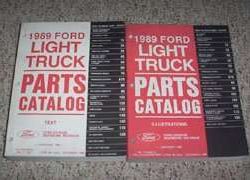 1989 Ford F-150 Truck Parts Catalog Manual Text & Illustrations