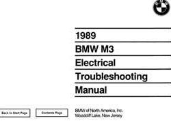 1989 BMW M3 Electrical Troubleshooting Manual