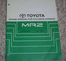 1991 Toyota MR2 Collision Damage Repair Manual