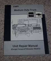 1989 Chevrolet Medium Duty Truck Unit Repair Manual