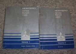 1989 Mitsubishi Montero Service Manual