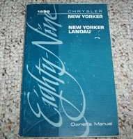1989 Chrysler New Yorker Owner's Manual