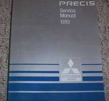 1989 Mitsubishi Precis Service Manual