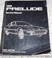 1989 Honda Prelude Service Manual