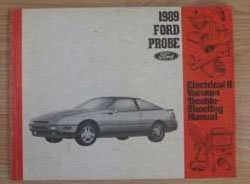 1989 Ford Probe Electrical Wiring Diagrams Troubleshooting Manual