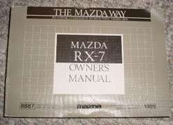 1989 Mazda RX-7 Owner's Manual