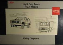 1989 GMC R/V & P Models Wiring Diagram Manual