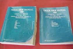 1989 Ford Ranger, Aerostar & Bronco II Service Manual