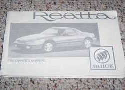 1989 Buick Reatta Owner's Manual