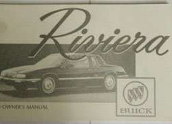 1989 Buick Riviera Owner's Manual