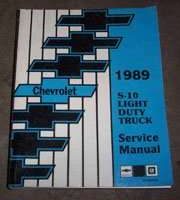1989 Chevrolet S-10 & S-10 Blazer Service Manual