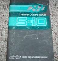 1989 Chevrolet S-10 Blazer Owner's Manual