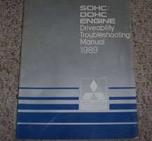 1989 Mitsubishi Mirage SOHC & DOHC Engine Driveablity Troublshooting Manual