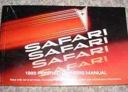 1989 GMC Safari Owner's Manual