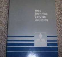 1989 Mitsubishi Galant Technical Service Bulletins Manual