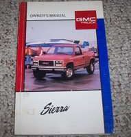 1989 GMC Sierra Owner's Manual