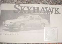 1989 Buick Skyhawk Owner's Manual