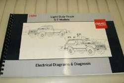 1989 GMC S/T Truck & S-15 Jimmy Wiring Diagram Manual