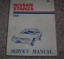 1989 Nissan Stanza Service Manual