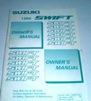 1989 Suzuki Swift Owner's Manual
