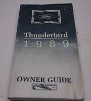 1989 Ford Thunderbird Owner's Manual