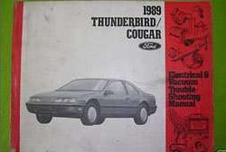 1989 Mercury Cougar Electrical & Vacuum Troubleshooting Manual