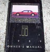 1989 Oldsmobile Toronado Trofeo Owner's Manual