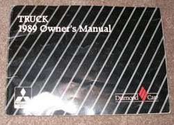 1989 Mitsubishi Truck Owner's Manual