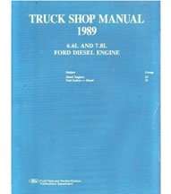 1989 Ford 6.6L & 7.8L Diesel Engines Shop Service Repair Manual Supplement