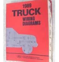 1989 Ford B-Series Trucks Large Format Wiring Diagrams Manual
