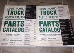 1989 Ford Cargo Truck Parts Catalog Text