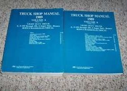 1989 Ford F-Series Truck, Bronco & Econoline E-150, E-250 & E-350 Body, Chassis & Electrical Service Manual