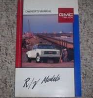 1989 GMC R/V Truck, Suburban & Jimmy Owner's Manual