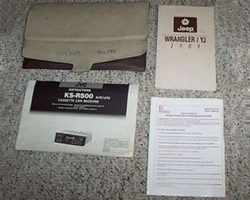 1989 Jeep Wrangler Owner's Manual Set