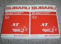 1989 Subaru XT Owner's Manual