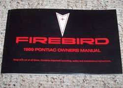 1989 Pontiac Firebird & Trans Am Owner's Manual