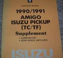 1990 Isuzu Pickup Service Manual Supplement